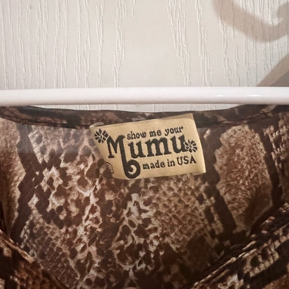 Show Me Your MuMu Snakeprint Transparent Tunic - Picture 5 of 5